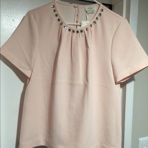 Kate Spade blouse with embellished collar